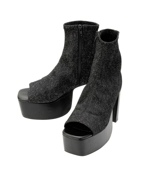 【gyda】GD GLITTERブーツサンダル ラメ ギャル GYDA サンダル GD GLITTERブーツサンダル レディース : ZOZOTOWN