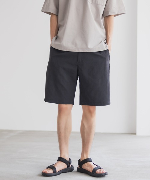 NAVY ハーフパンツ ワイドパンツ パンツ 「風通しが良く涼しい ドライ