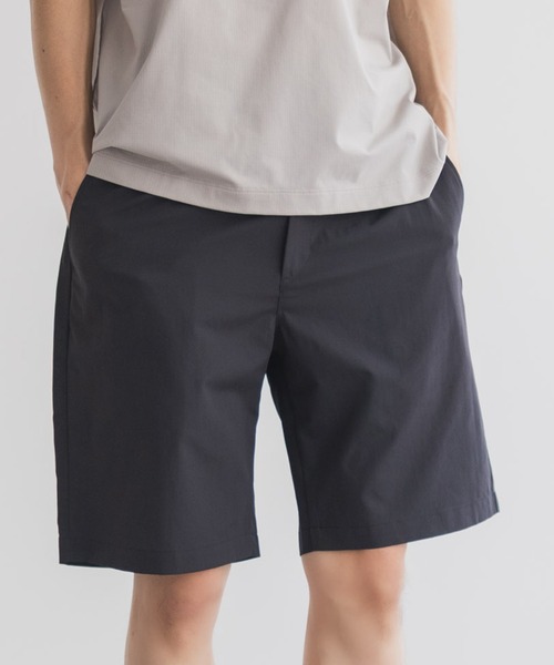NAVY ワイドパンツ ハーフパンツ パンツ 短パン 「風通しが良く涼しい