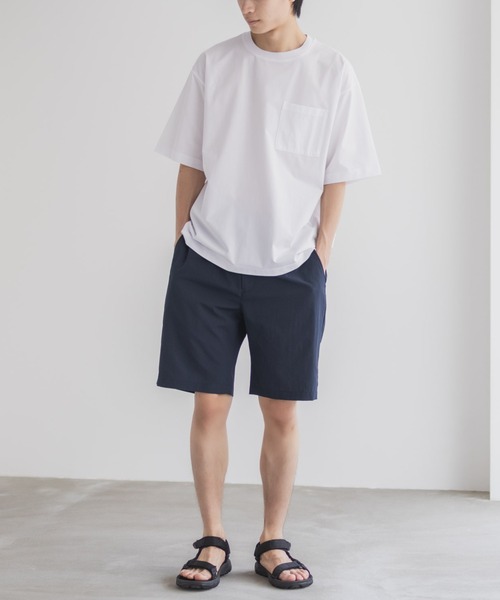 NAVY ハーフパンツ ワイドパンツ パンツ 「風通しが良く涼しい ドライ