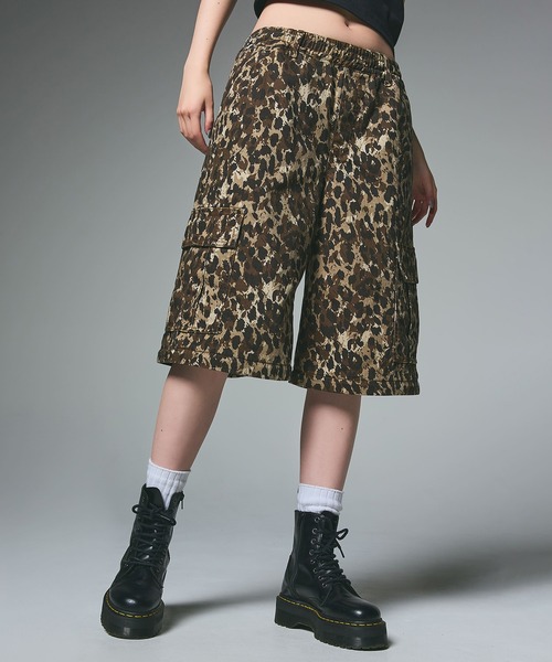 X-girl カーゴパンツ WASHED 2WAY WIDE LEG CARGO PANTS