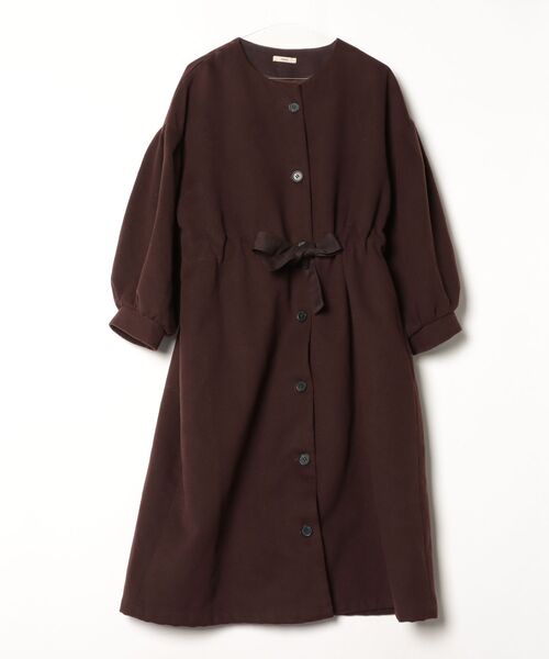 mystic（ミスティック） ノーカラーコート FREE ブラウン レディース