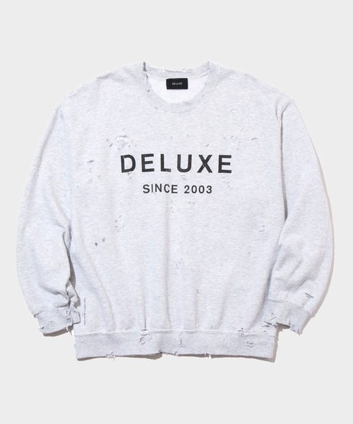 DELUXE（デラックス） トレーナー スウェット DELUXE LOGO SAVAGE CREW