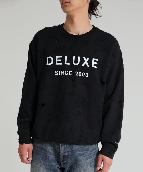DELUXE（デラックス） トレーナー スウェット DELUXE LOGO SAVAGE CREW