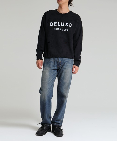 DELUXE（デラックス） トレーナー スウェット DELUXE LOGO SAVAGE CREW
