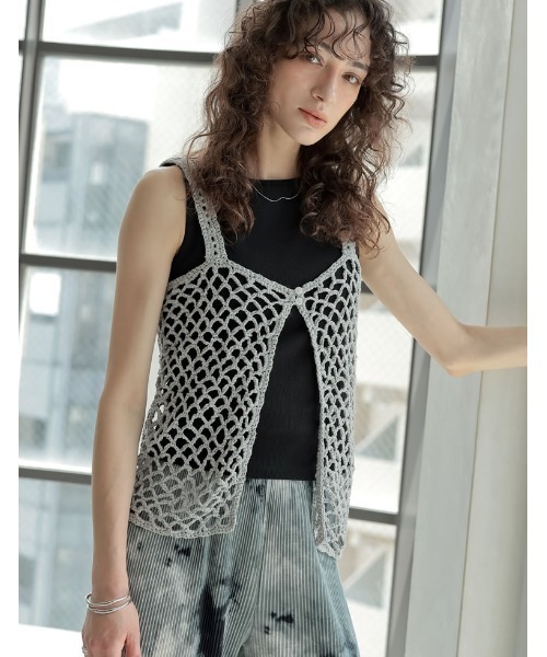半額以下united arrows ループ ビスチェ モヘヤニット キャミソール UNITED ARROWS LTD. OUTLET｜<CITEN>モジャモジャ ニット