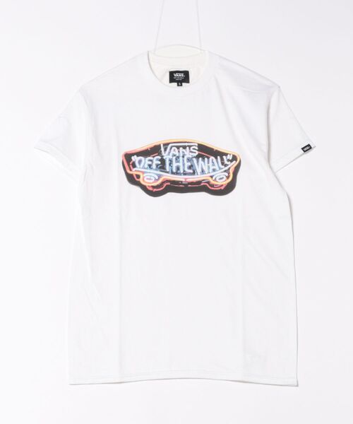【VANSアパレル(WJ)】M Neon Signboard TEE BLACK 国内発送 VANS VANSアパレル(WJ) ヴァンズ M Neon Signboard TEE ショート
