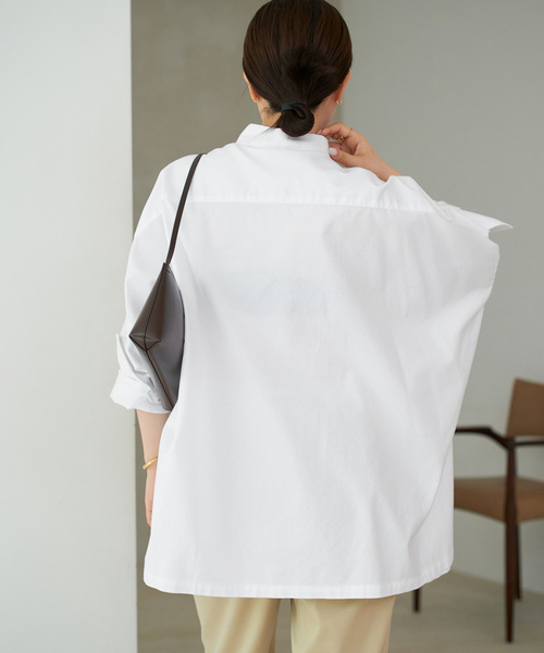plage ブラウス シャツ Light OX Poncho レディース : ZOZOTOWN