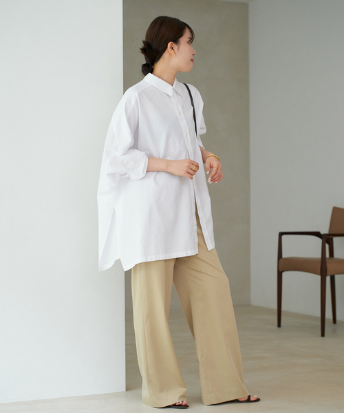 plage ブラウス シャツ Light OX Poncho レディース : ZOZOTOWN