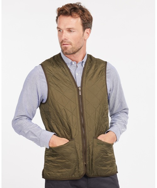 Barbour Wasteland オイルドベスト オリーブ Barbour Wasteland オイルドベスト オリーブ