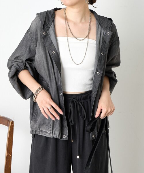 Jena espace merveilleux シアーアウター　新品タグ付き Jena espace merveilleux ブルゾン アウター 「夏の羽織に！軽量