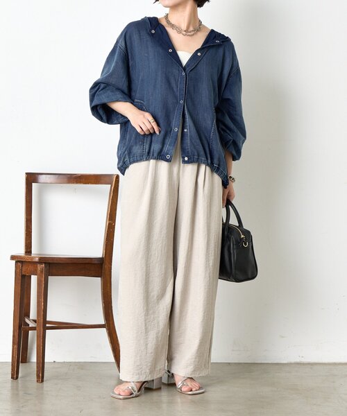 Jena espace merveilleux シアーアウター　新品タグ付き Jena espace merveilleux コート アウター フード付きシアー