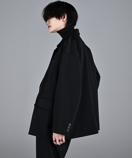 [ADRER] tailored jacket X-SMALL черный мужской 