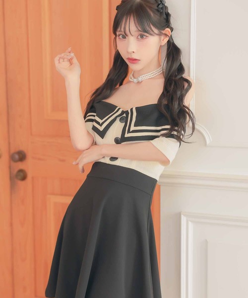 韓国風✭シャツミニドレス★春夏お出かけ×女子会デート用　キャバ 韓国風✭シャツミニドレス☆春夏お出かけ×女子会デート用キャバ