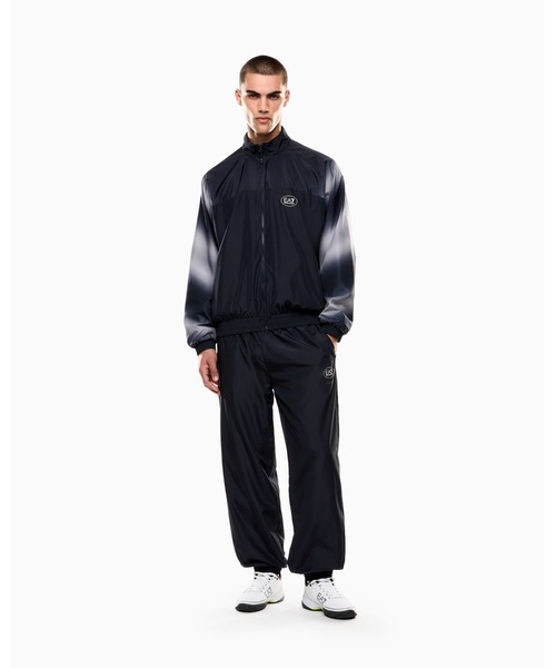 【極レア】エンポリオアルマーニ EA7 トレーニングウェア セットアップ 黒 EA7 EMPORIO ARMANI エアセッテ エンポリオアルマーニ