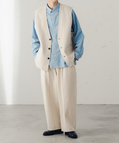 「epnok」 デニムパンツ LARGE サックスブルー メンズ