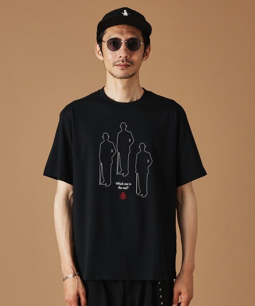 フォーティーカラッツ アンド ゴーニーゴ（40CARATS&525）/【Sサイズ〜】シャドーマンズ半袖Tシャツ 40CARATS&525 BY TAKEO KIKUCHI tシャツ 「Sサイズ〜」シャドーマンズ