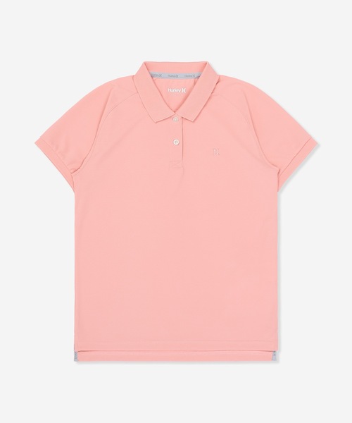 ポロシャツ ポロ 「Hurley/ハーレー」レディースロゴポロシャツ　吸水速乾性　 UPF30+　ゴルフ　PIQUE ICON SS POLO レディ