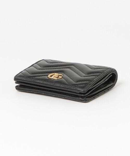 GUCCI 「GUCCI」 ダブルG スモールウォレット 財布 - ブラック
