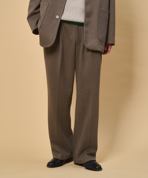 THE BOLDMAN 2tuck Peachskin Slacks ブラックM THE BOLDMAN 2tuck Peachskin Slacks ブラックM 2tuck wide