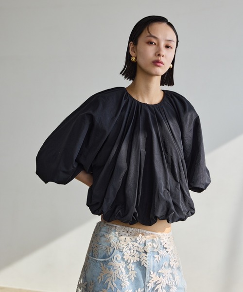 「AIC.」 7分袖ブラウス FREE オフホワイト レディース_画像2