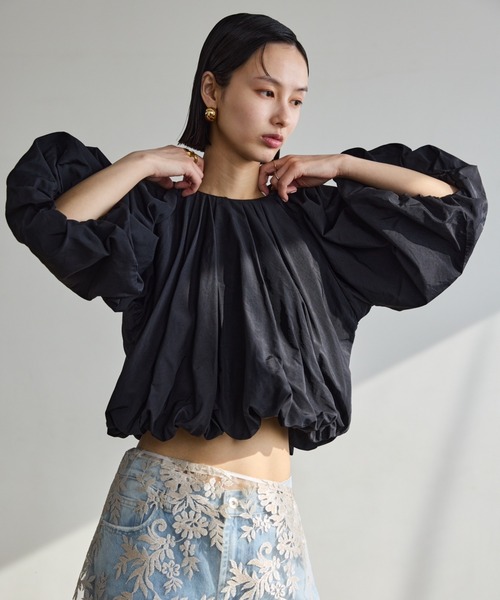 「AIC.」 7分袖ブラウス FREE オフホワイト レディース_画像3