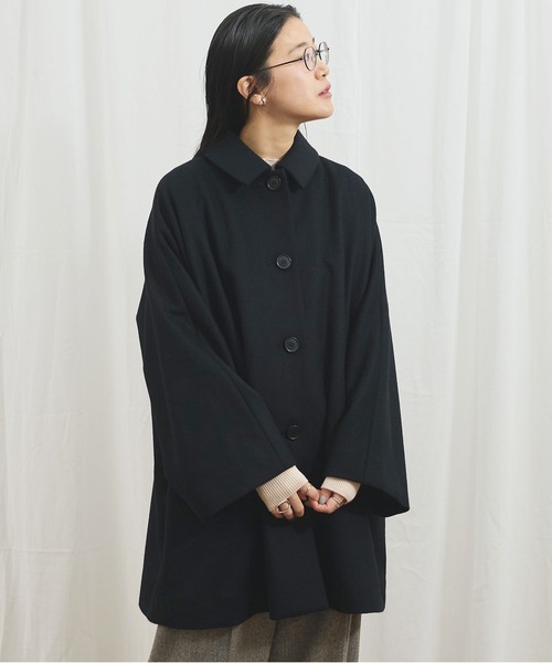 fig London Lotta coat ピンク　figlondon　コート fig London（フィグロンドン）の「エアリアルパイル Lotta coat