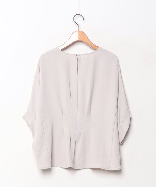 「INCEDE」 ドルマンスリーブブラウス M グレイッシュベージュ レディース_画像2