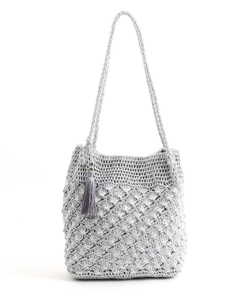 「COOCO」 かごバッグ 9 ゴールド レディース_画像7