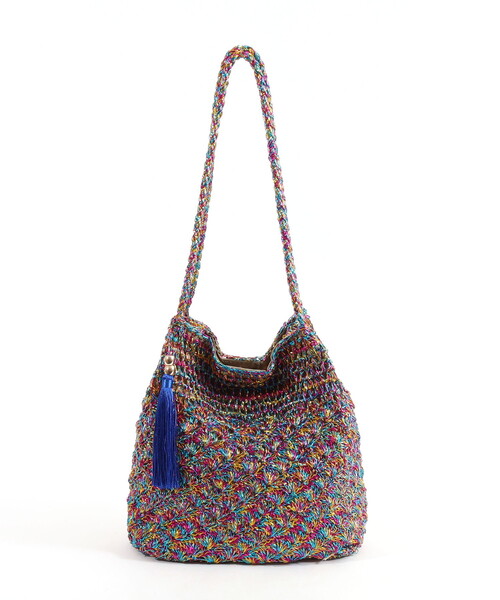 「COOCO」 かごバッグ 9 ゴールド レディース_画像8