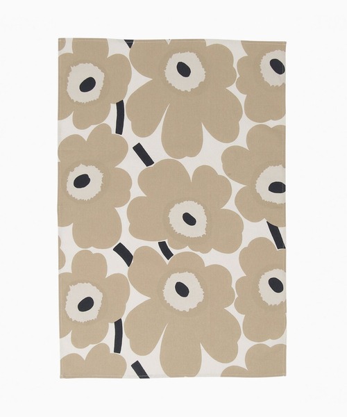 Marimekko　ランチョンマット 2枚セット 撥水　ウニッコ　完売品　レア marimekko（マリメッコ） ランチョンマット P.Unikko / Kitchen towel