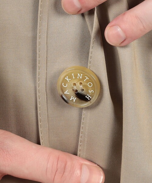 美品 希少カラー マッキントッシュ ステンカラーコート ゴム引き ライナー付 M Mackintosh（マッキントッシュ） 並行輸入品 CHRYSTON GR1003D