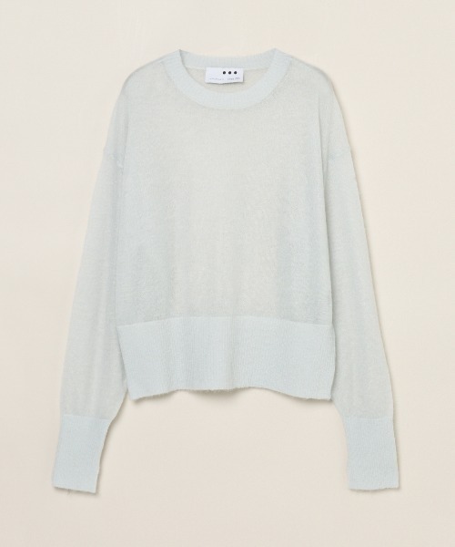 three dots（スリー ドッツ） ニット セーター スーパーキッドモヘア