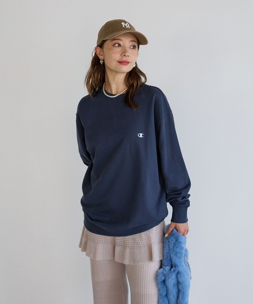 Champion（チャンピオン） トレーナー スウェット 「」別注刺繍ロング