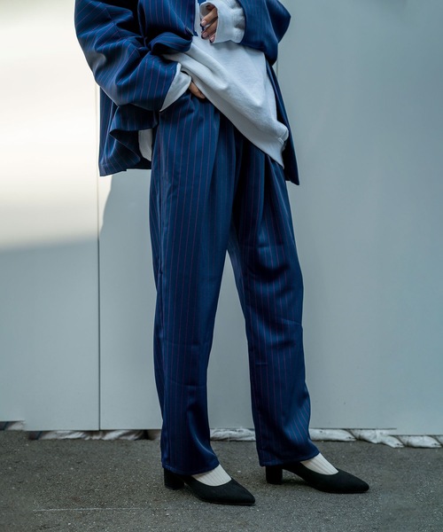 Nora Lily（ノラリリー） イージーパンツ FREE ネイビー メンズ