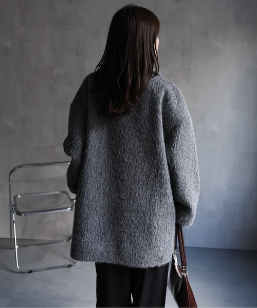 Ray Cassin ミドル丈シャギーコート　新品未使用品 プロポーションボディドレッシング PROPORTION BODY DRESSING ミドル丈