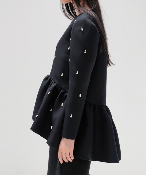 すう♥ 様TSURU by MARIKO OIKAWA パールボタン 長袖シャツ TSURU by Mariko Oikawa（ツルバイマリコオイカワ） ブラウス シャツ