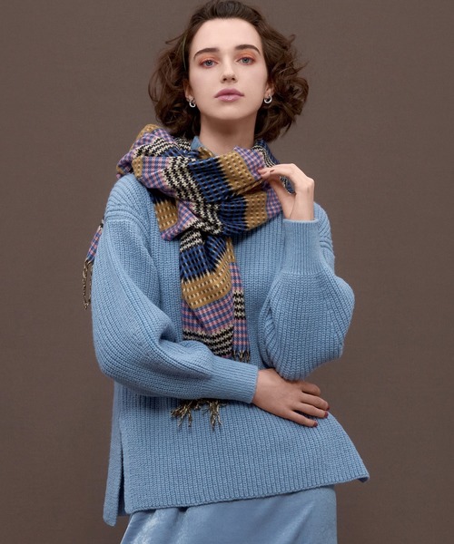 STRAWBERRY-FIELDS（ストロベリーフィールズ） 長袖ニット 2 ライト