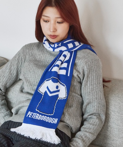 ROOP TOKYO マフラー Football Scarf チームエンブレム ジャガード