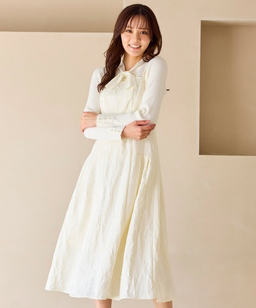 Feroux（フェルゥ） ドレス ジャガードキャミ ワンピース : ZOZOTOWN