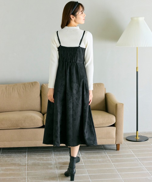 Feroux（フェルゥ） ドレス ジャガードキャミ ワンピース : ZOZOTOWN
