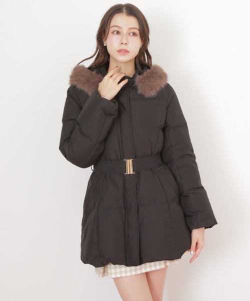 ジルバイジルスチュアート　ダウンコート　ノーカラー JILL by JILL STUART（ジルバイジルスチュアート） ダウンコート