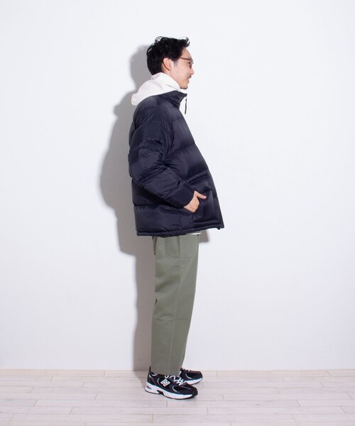 TAION（タイオン） ダウンジャケット M オリーブ メンズ : ZOZOTOWN