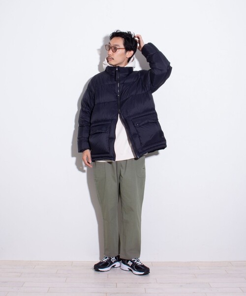 TAION（タイオン） ダウンジャケット M オリーブ メンズ : ZOZOTOWN
