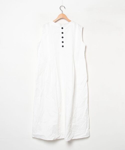 「COCOON」 ノースリーブワンピース - ホワイト レディース_画像2
