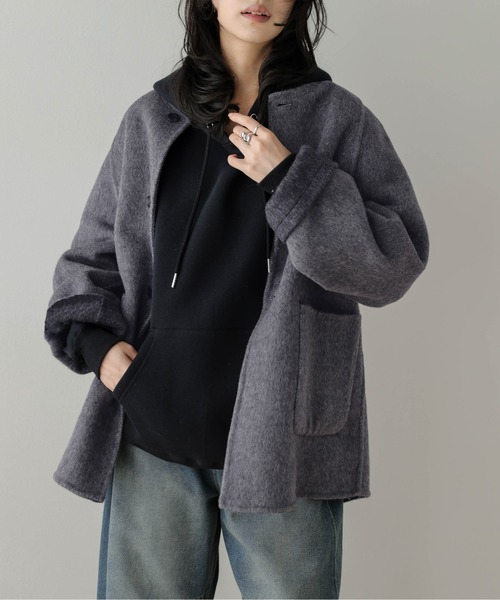 SUGAR BISKET（シュガービスケット） ノーカラーコート コート