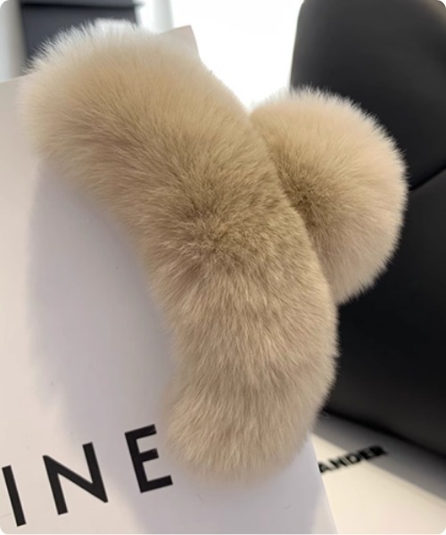 I.O.E ヘアクリップ ふわふわファーヘアクリップ : ZOZOTOWN Yahoo!店