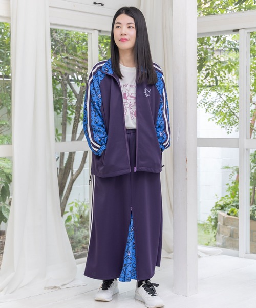 ScoLar（スカラー） スカート 153716：仲宗根泉(HY)コラボ 柄切替