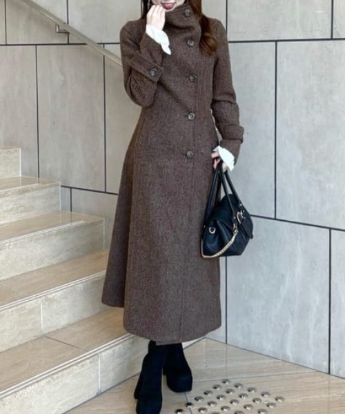 rienda（リエンダ） ステンカラーコート コート 25オーバーネック