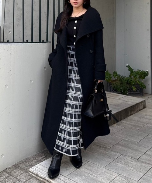 rienda（リエンダ） ステンカラーコート コート 25オーバーネック